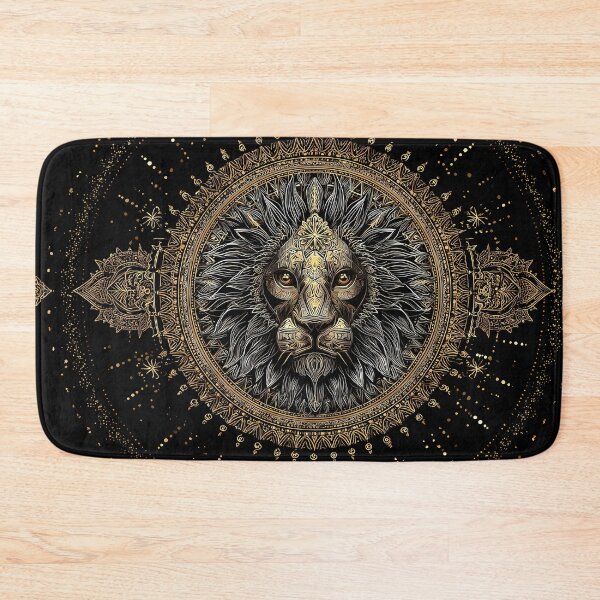 Item preview, Animal Regal Lion Portraits Mandala Designs Majestic Wildlife designed and sold by ART ATTACK ZONE.