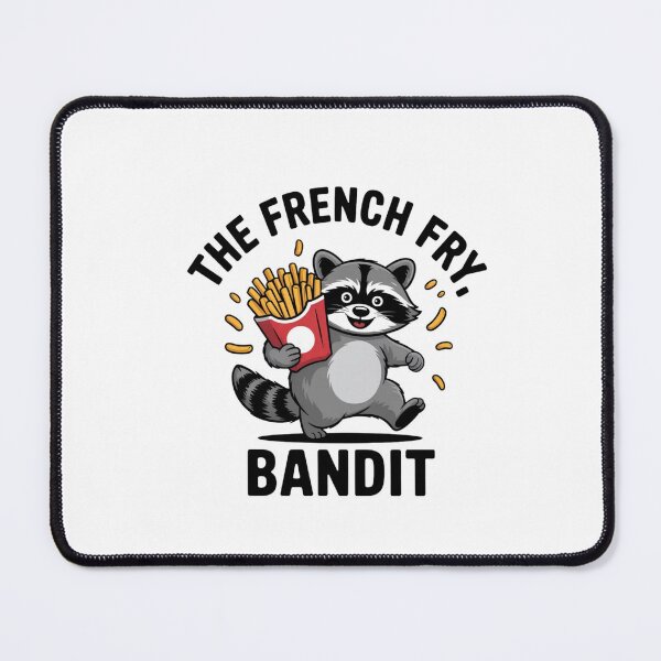 Item preview, The French Fry Bandit Funny Raccoon Lover Gift designed and sold by Mr-wow.