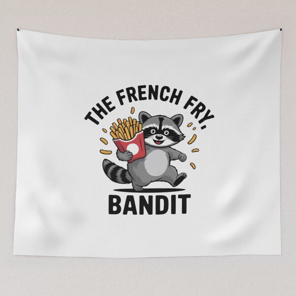 Item preview, The French Fry Bandit Funny Raccoon Lover Gift designed and sold by Mr-wow.