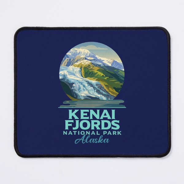Item preview, Kenai Fjords National Park Alaska Glacier Vintage Art designed and sold by LinaValearte.