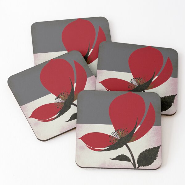 Item preview, Modern Secret Garden Crimson Radiance designed and sold by joycrysstudio.