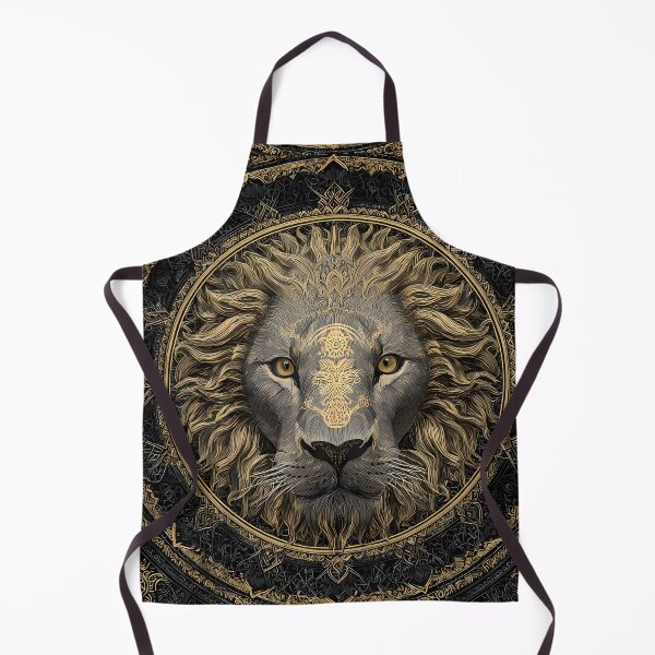 Item preview, World Regal Lion Portraits Mandala Designs Majestic Wildlife designed and sold by ART ATTACK ZONE.