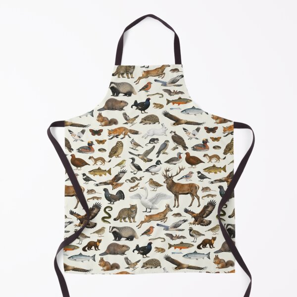 Item preview, Animals of the Scottish Highlands Retro Wildlife Chart designed and sold by kakarikihill.