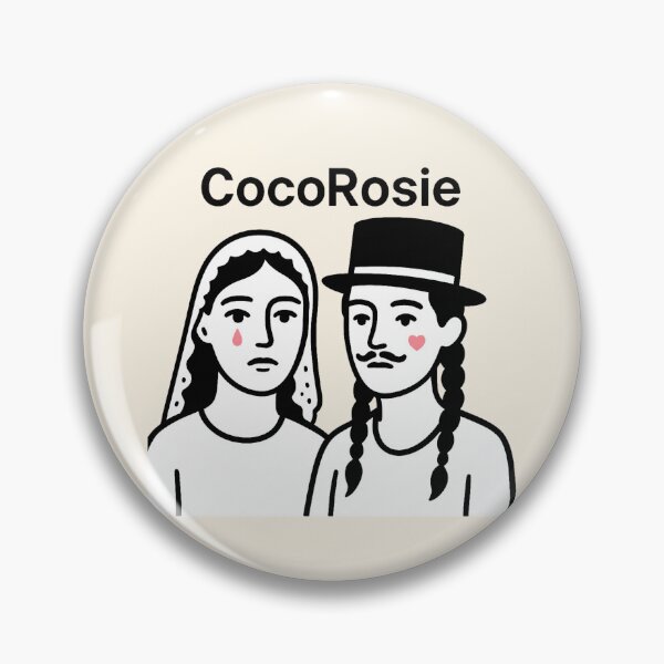 Item preview, CocoRosie Minimalist Music Duo Illustration designed and sold by Creative_Canvas.