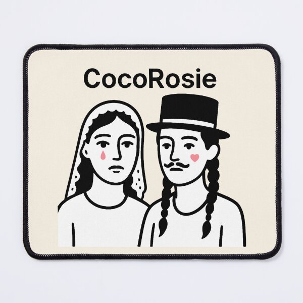 Item preview, CocoRosie Minimalist Music Duo Illustration designed and sold by Creative_Canvas.