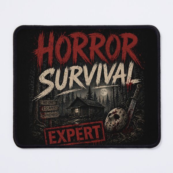 Item preview, Horror Survival Expert Vintage Slasher Camp Horror Design designed and sold by Horror Camp.