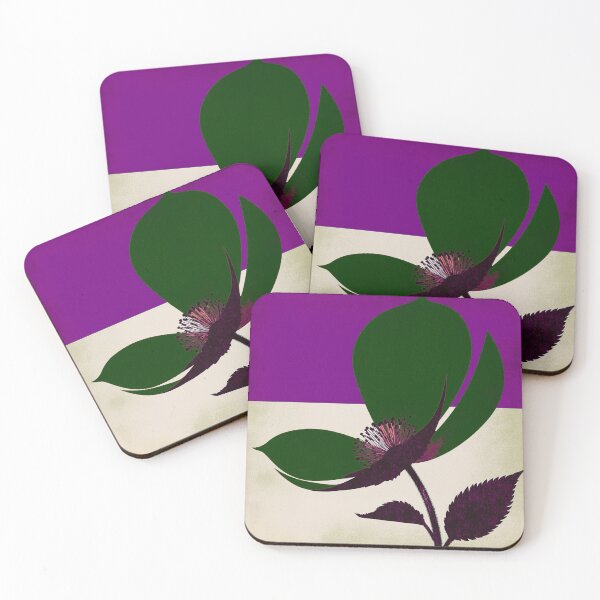 Item preview, Modern Secret Garden Emerald Plum Serenity designed and sold by joycrysstudio.