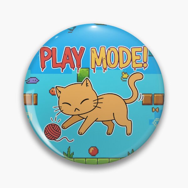 Item preview, Play Mode! Ginger Cat Yarn Ball Cartoon designed and sold by Taridesign.