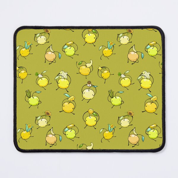 Item preview, Stardew Valley Yellow Junimo Repeating Pattern Gold Background designed and sold by JurassicParkans.