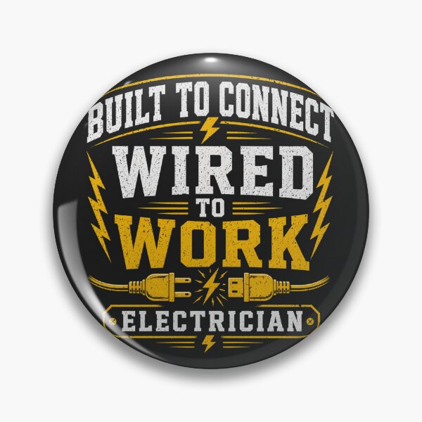 Item preview, Wired To Work Electrician Shirt Funny Electrical Tee designed and sold by Drip5.