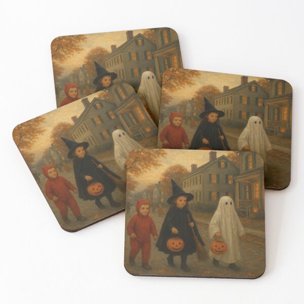 Item preview, Vintage Trick Or Treaters designed and sold by MakersMinds.