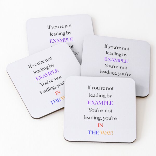 Item preview, Leading by example designed and sold by MAC Art&Designs.