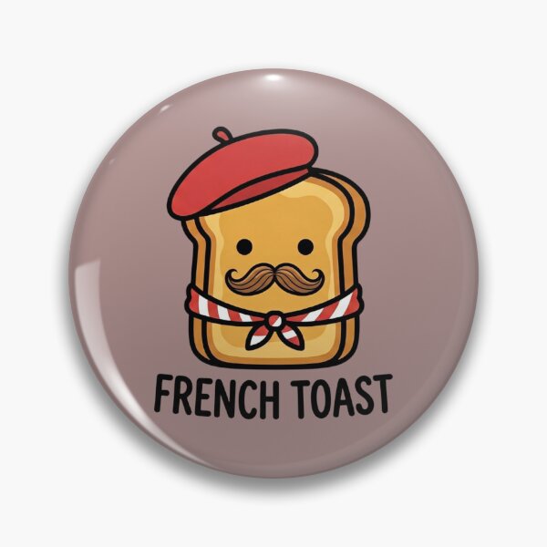 Item preview, Funny French Toast Pun Cute Bread Character designed and sold by TinyJoy Studio.