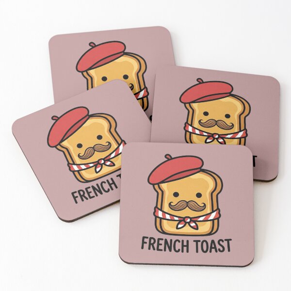 Item preview, Funny French Toast Pun Cute Bread Character designed and sold by TinyJoy Studio.