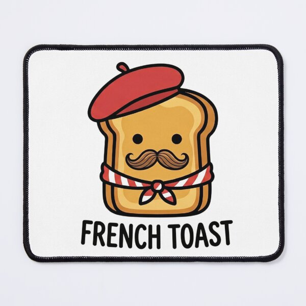 Item preview, Funny French Toast Pun Cute Bread Character designed and sold by TinyJoy Studio.