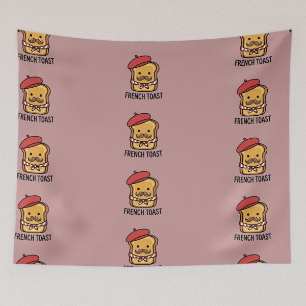Item preview, Funny French Toast Pun Cute Bread Character designed and sold by TinyJoy Studio.