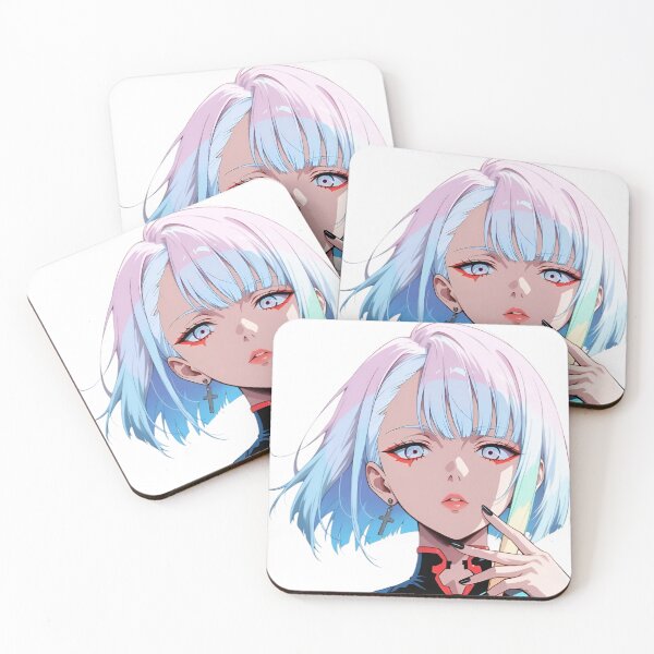 Item preview, Cyberpunk Anime Girl – Futuristic Neon Aesthetic Sci-Fi Character Art designed and sold by Dyan4.