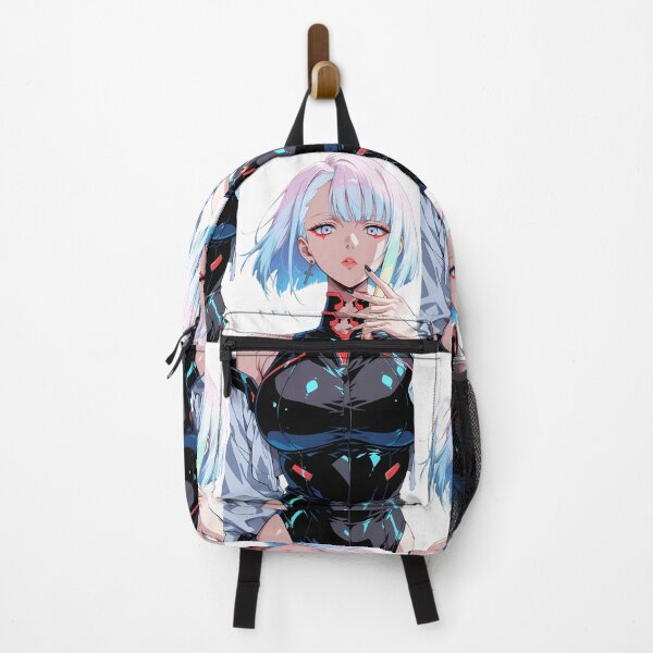 Item preview, Cyberpunk Anime Girl – Futuristic Neon Aesthetic Sci-Fi Character Art designed and sold by Dyan4.