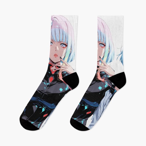 Item preview, Cyberpunk Anime Girl – Futuristic Neon Aesthetic Sci-Fi Character Art designed and sold by Dyan4.