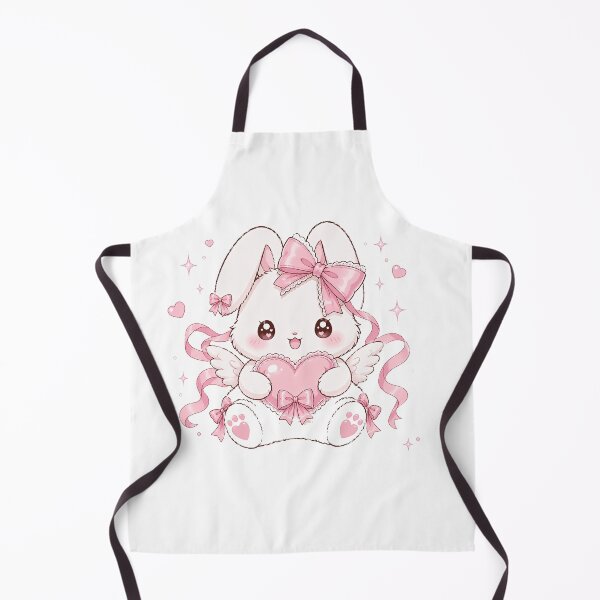 Item preview, Cute Coquette Bunny with Pink Bow designed and sold by teresastone7.