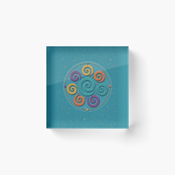 Item preview, Blue mandala designed and sold by Christina Lumenara.