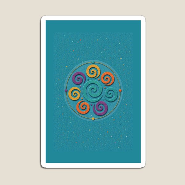 Item preview, Blue mandala designed and sold by Christina Lumenara.