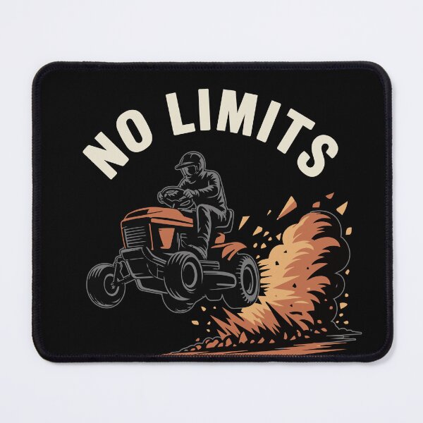 Item preview, Racing Mower - No Limits - Lawn Mower Racing designed and sold by RaceDayRags.