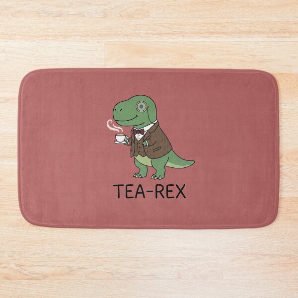 Item preview, Funny Tea-Rex British Dinosaur Pun Dapper T-Rex designed and sold by TinyJoy Studio.