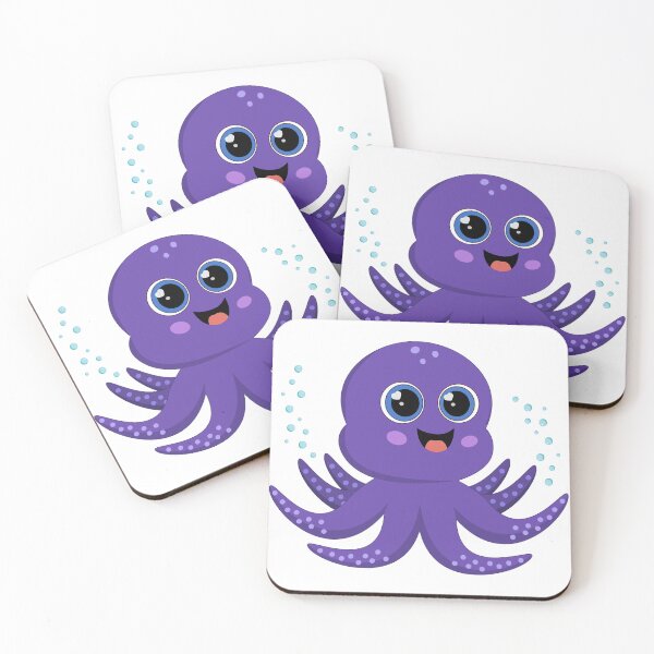 Item preview, Sea Friends purple Octopus  designed and sold by MascarenoM.