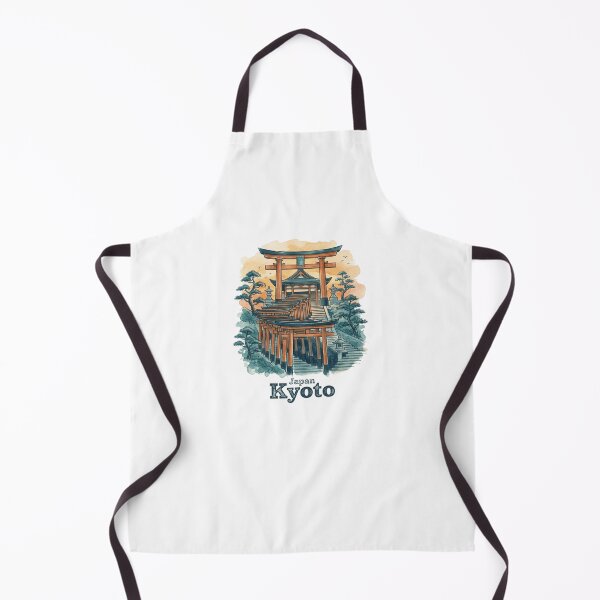 Item preview, Kyoto Fushimi Inari Shrine in Vintage Style designed and sold by Inkworksbyshery.