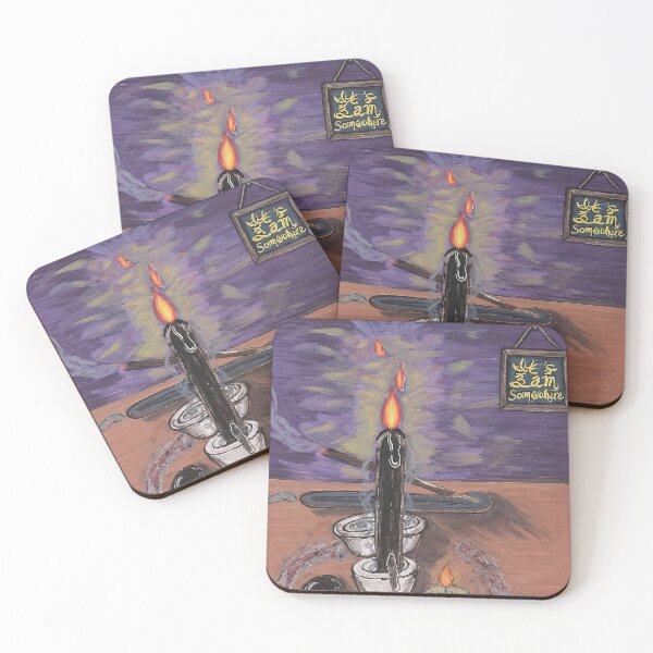 Item preview, It's 3 am somewhere | Mystical Candle Ritual Painting designed and sold by SpellItOutCC.