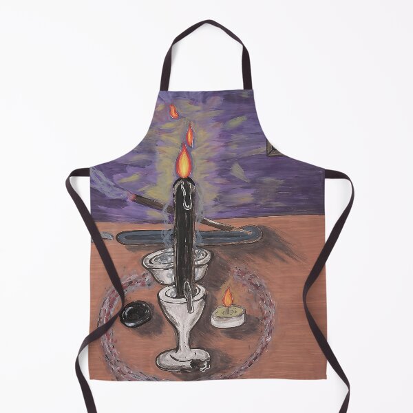 Item preview, It's 3 am somewhere | Mystical Candle Ritual Painting designed and sold by SpellItOutCC.