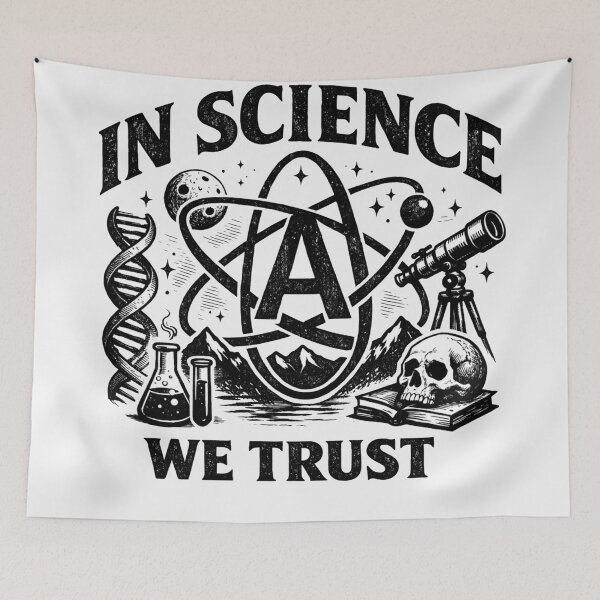 Item preview, In Science We Trust Atheist Rationalist designed and sold by Owcomm.