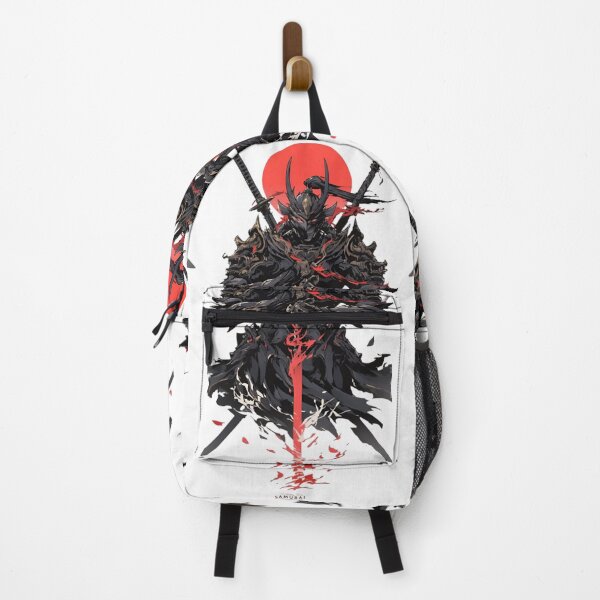Item preview, Dark Samurai Warrior – Japanese Demon Ronin with Red Sun Aesthetic Art designed and sold by Dyan4.