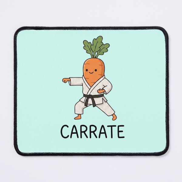 Item preview, Funny Carrate Carrot Karate Pun Cute Vegetable Martial Arts designed and sold by TinyJoy Studio.