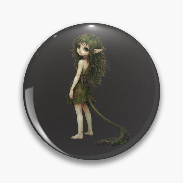 Item preview, Dark Forest Fairy Girl – Mystical Nature Spirit designed and sold by MixArtStudio77.