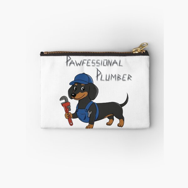 Item preview, Pawfessional Plumber - Dachshund Plumber - Pipe Dog designed and sold by RabanDesigns.