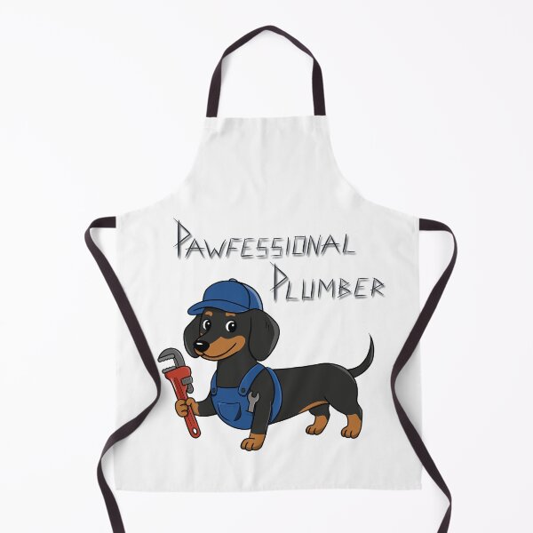 Item preview, Pawfessional Plumber - Dachshund Plumber - Pipe Dog designed and sold by RabanDesigns.