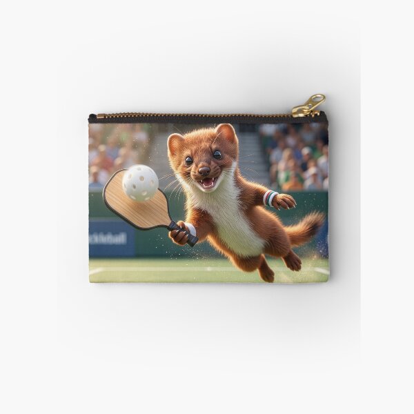 Item preview, Pickleball Stoat designed and sold by Tridentulus.