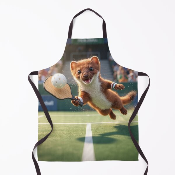 Item preview, Pickleball Stoat designed and sold by Tridentulus.