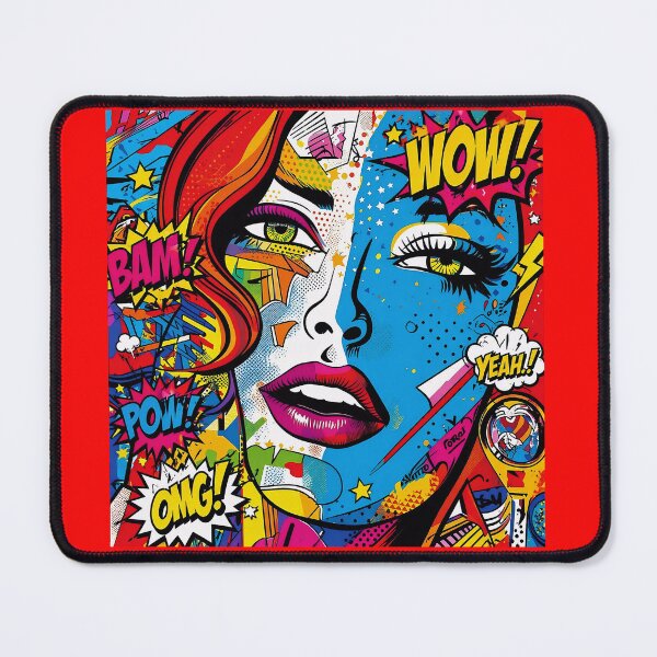Item preview, Pop art comic-wow bam street art color explosion designed and sold by Apocryphalwar.