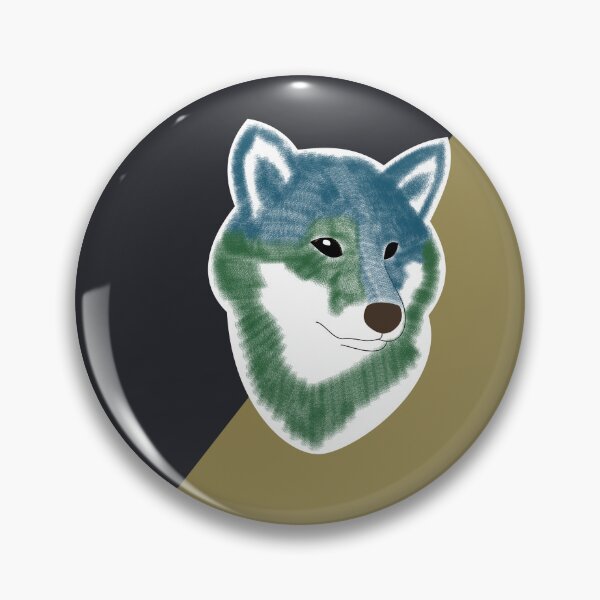 Artikelvorschau, Zweifarbige Ausführung (schwarz, khaki) mit blauem Shiba Inu entworfen und verkauft von ShibaCruise-On.