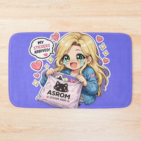 Item preview, Nina Opening Sticker Delivery Happy designed and sold by Asrom Loja de adesivos.