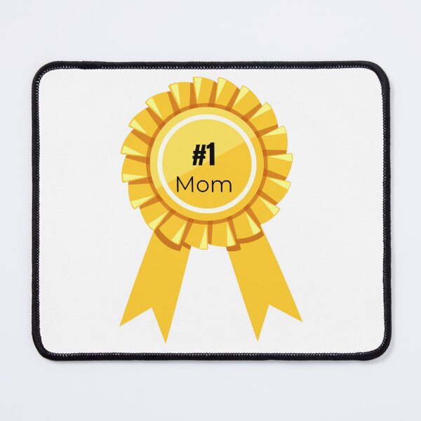 Item preview, #1 Mom – Best Mom Ever Award Badge Mother’s Day Gift Retro Vintage Design designed and sold by Con Amor Studio.
