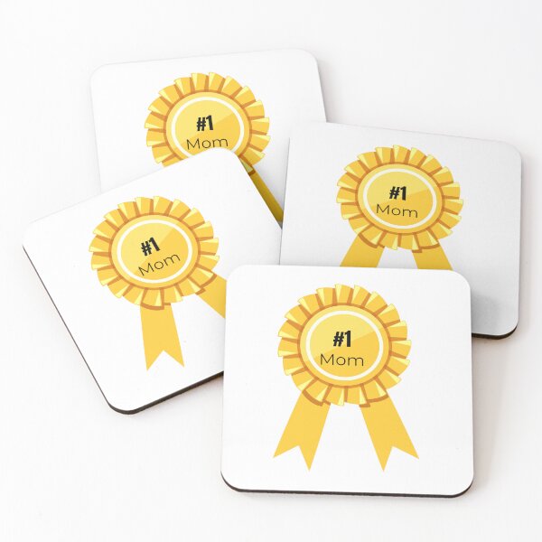 Item preview, #1 Mom – Best Mom Ever Award Badge Mother’s Day Gift Retro Vintage Design designed and sold by Con Amor Studio.