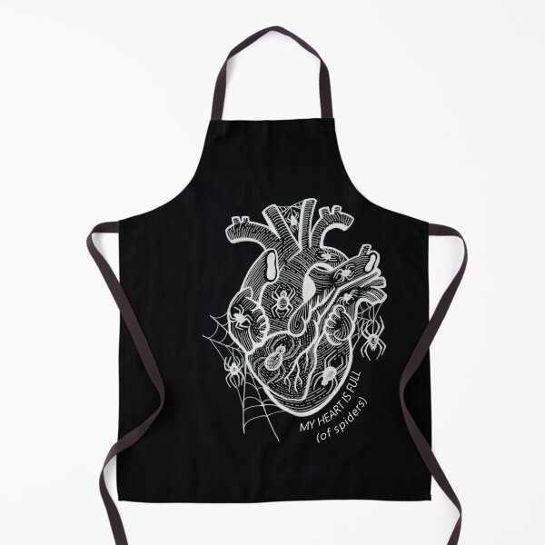 Item preview, My Heart is Full of Spiders - Gothic Alternative Art Inverse designed and sold by Cass Harker Studio.