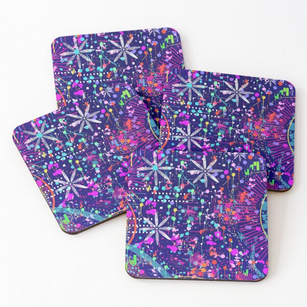 Item preview, Blue Jubilee Abstract Print designed and sold by DanielleGensler.