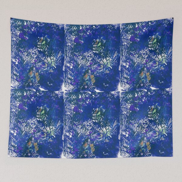 Item preview, Where Strength Rises — Vibrant Indigo and Violet designed and sold by Gentle Bookbinding.