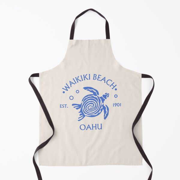 Item preview, Waikiki Beach Oahu Hawaii Blue Turtle designed and sold by ForgotSouvenir.