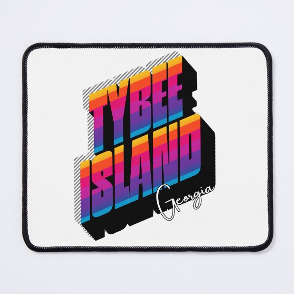 Item preview, Tybee Island Georgia Retro 80s Sunset Stripe T-Shirt designed and sold by DonnaRaine.